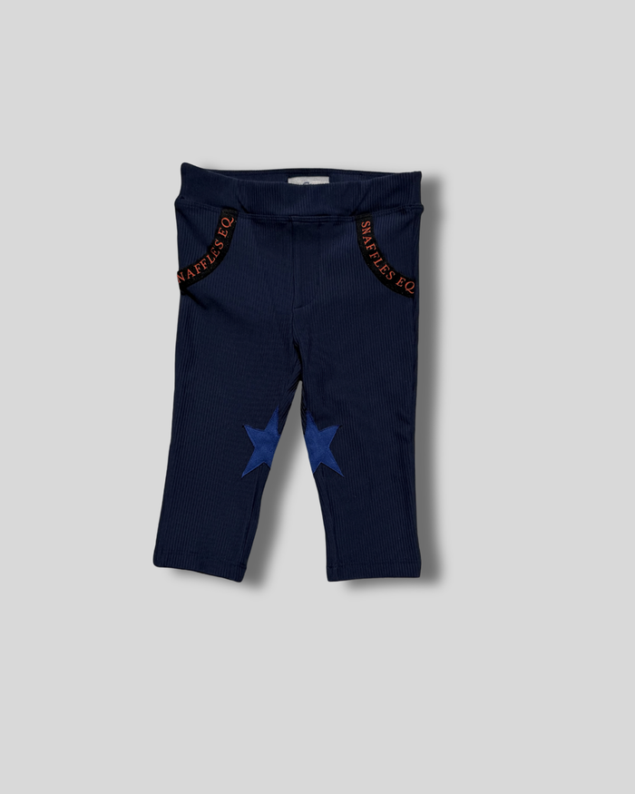 Snaffles Eq. Eggbutt Riding pant - Blue