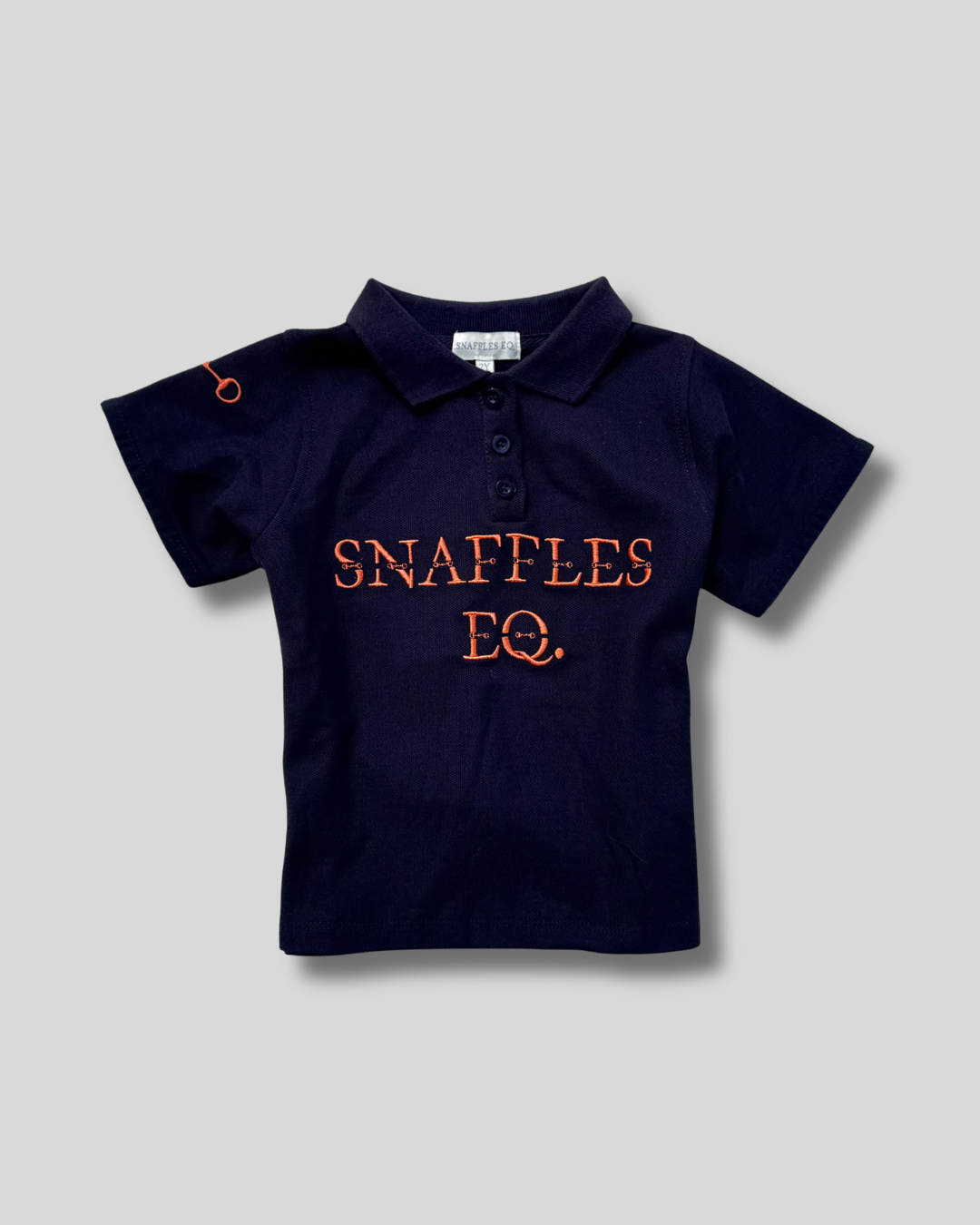 Snaffles Eq. Hanging Cheek Polo Shirt - Marigold