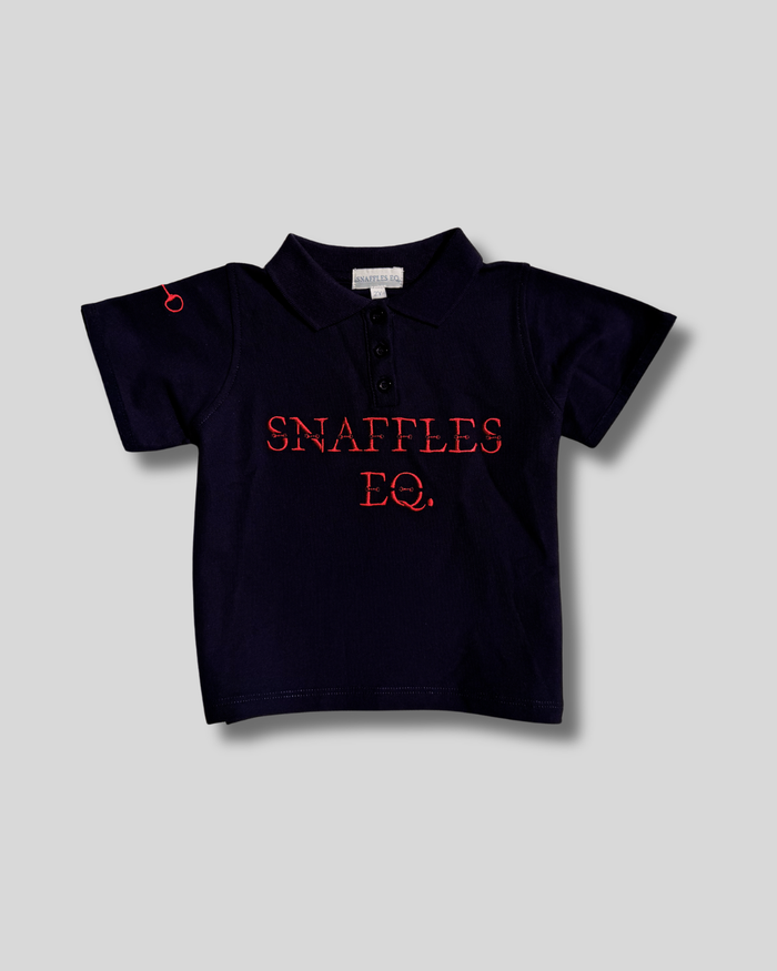 Snaffles Eq. Hanging Cheek Polo Shirt - Red