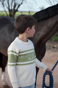 French Link Heritage Jumper - Olive