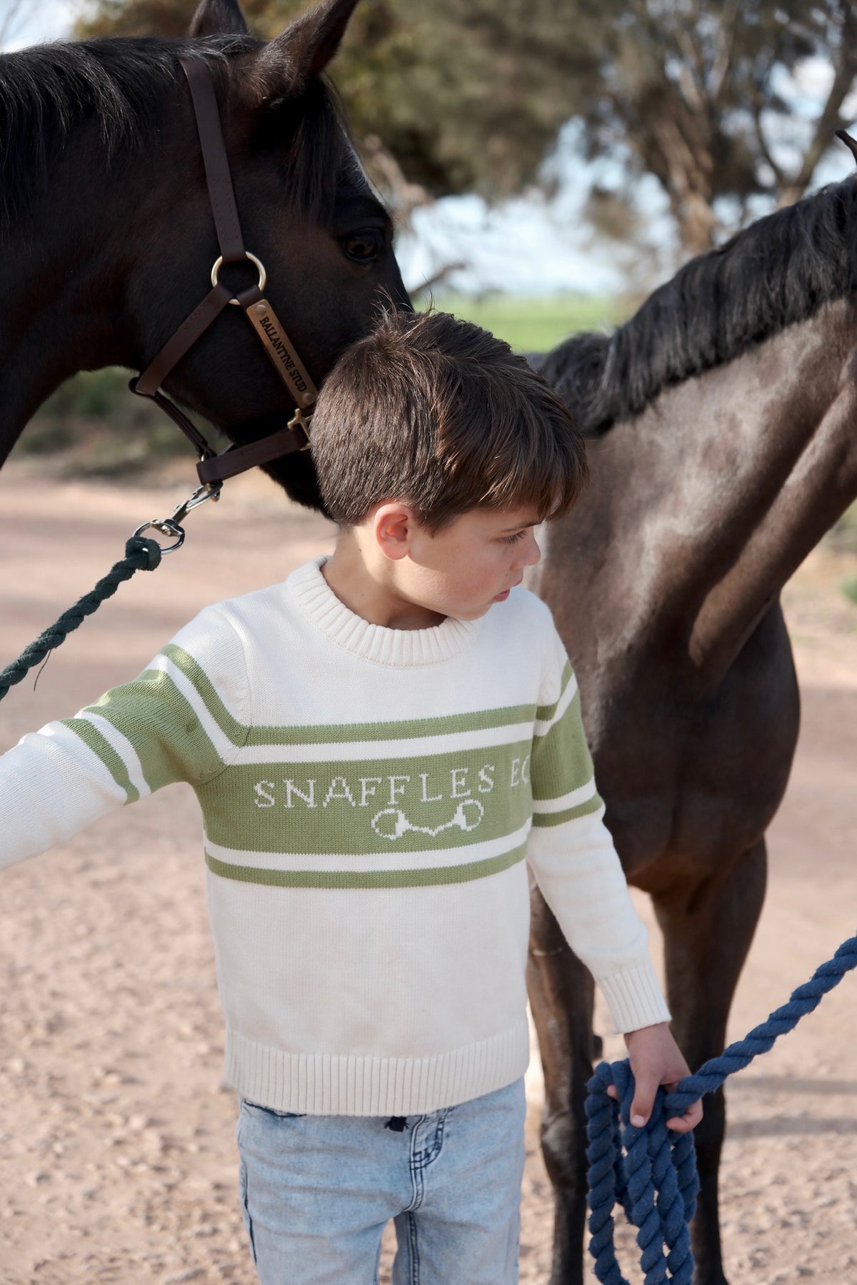 French Link Heritage Jumper - Olive