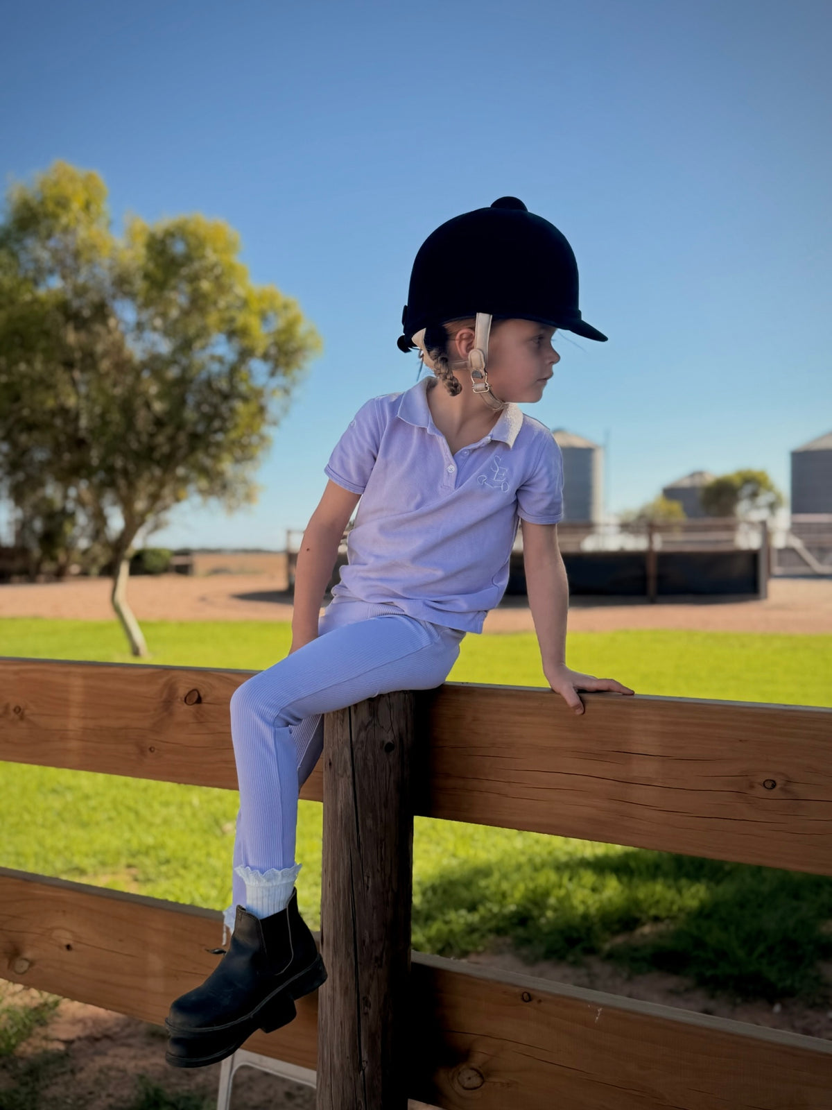 Snaffles Eq. Loose Ring Polo - Lilac