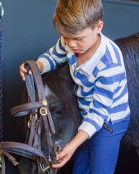 Snaffles Eq. Wilkie Rugby Jumper - Blue