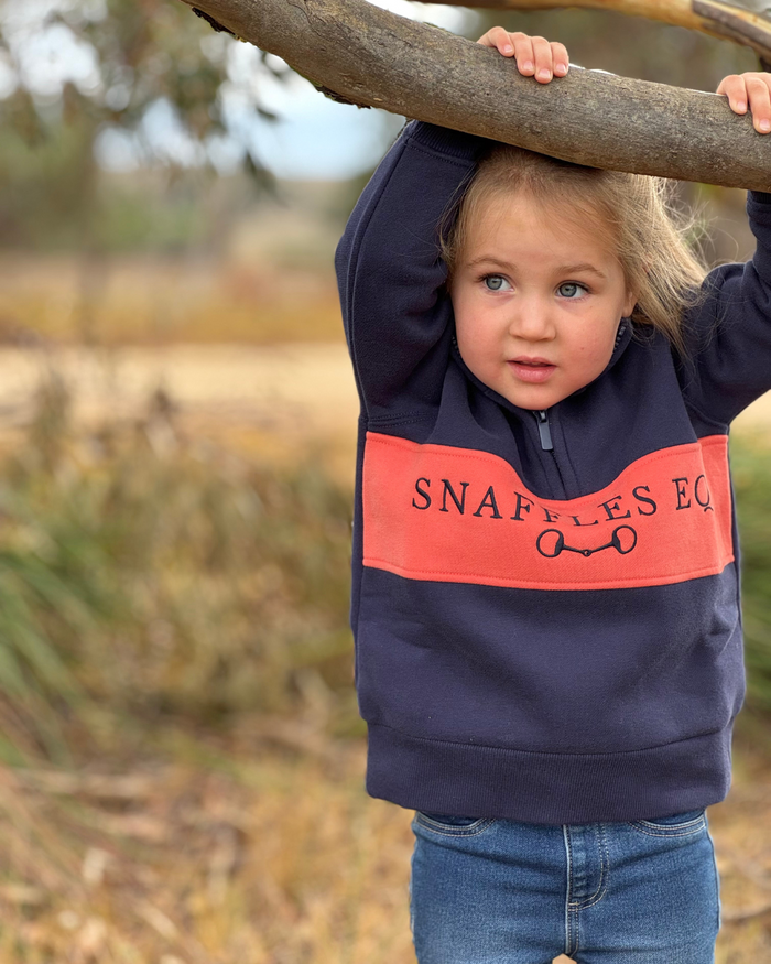 Snaffles Eq. Classic logo Quarter Zip Jumper