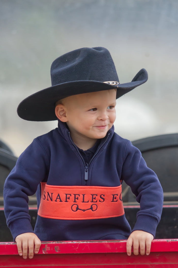 Snaffles Eq. Classic logo Quarter Zip Jumper